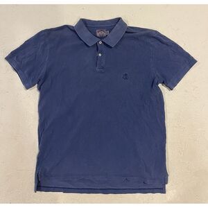 Brooks Brothers Polo Shirt Mens XL Blue Cotton Original‎ Fit Knit Preppy